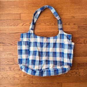 GAP plaid tote